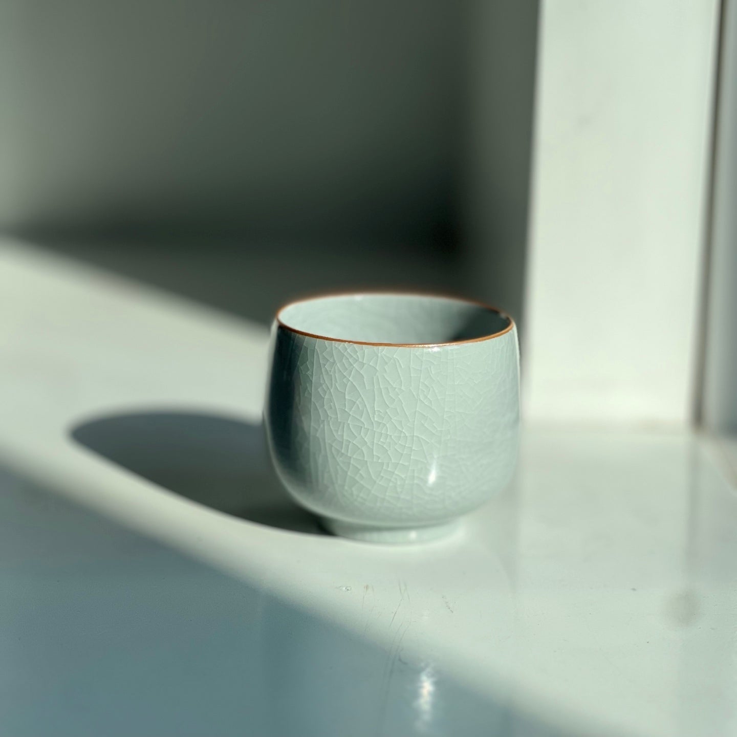 【河南汝州原產地】原礦月白釉龍蛋杯120CC