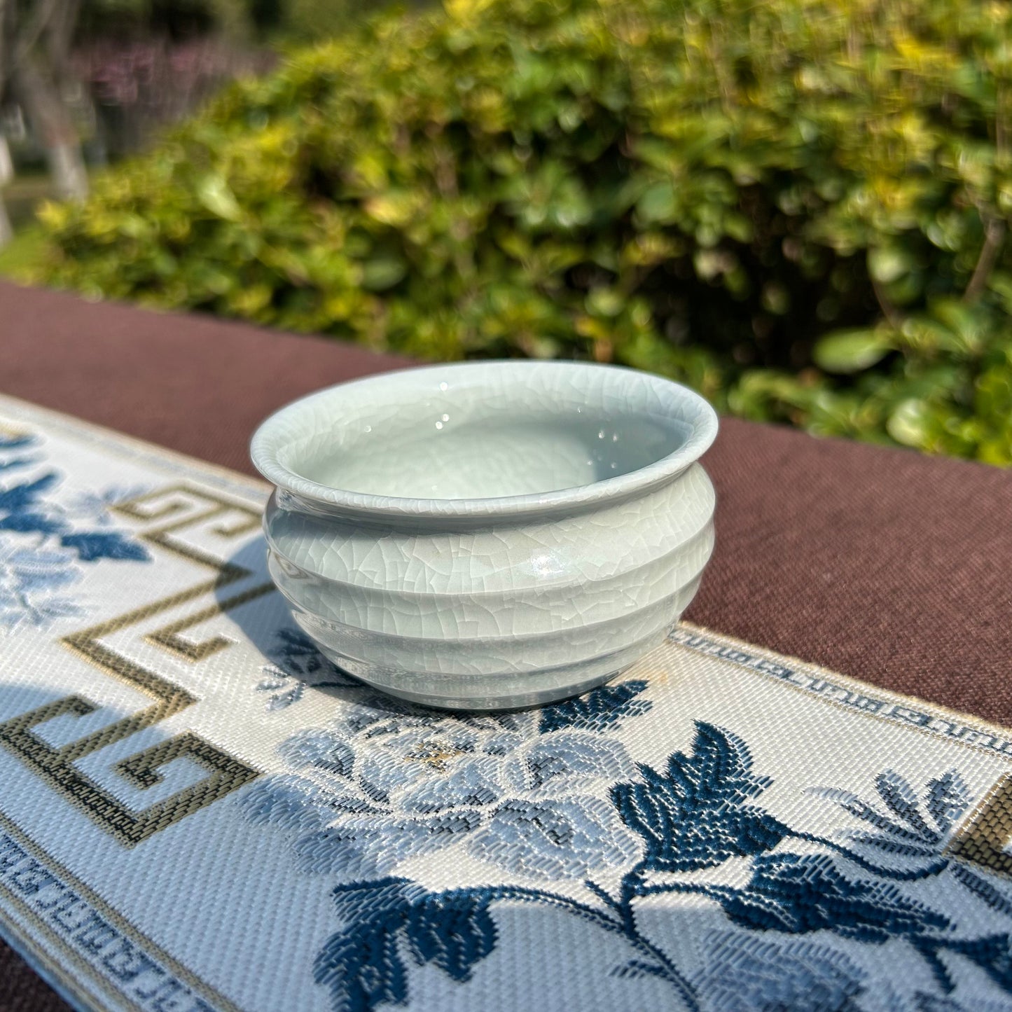 【河南汝州原產地】原礦月白釉旋紋杯70CC
