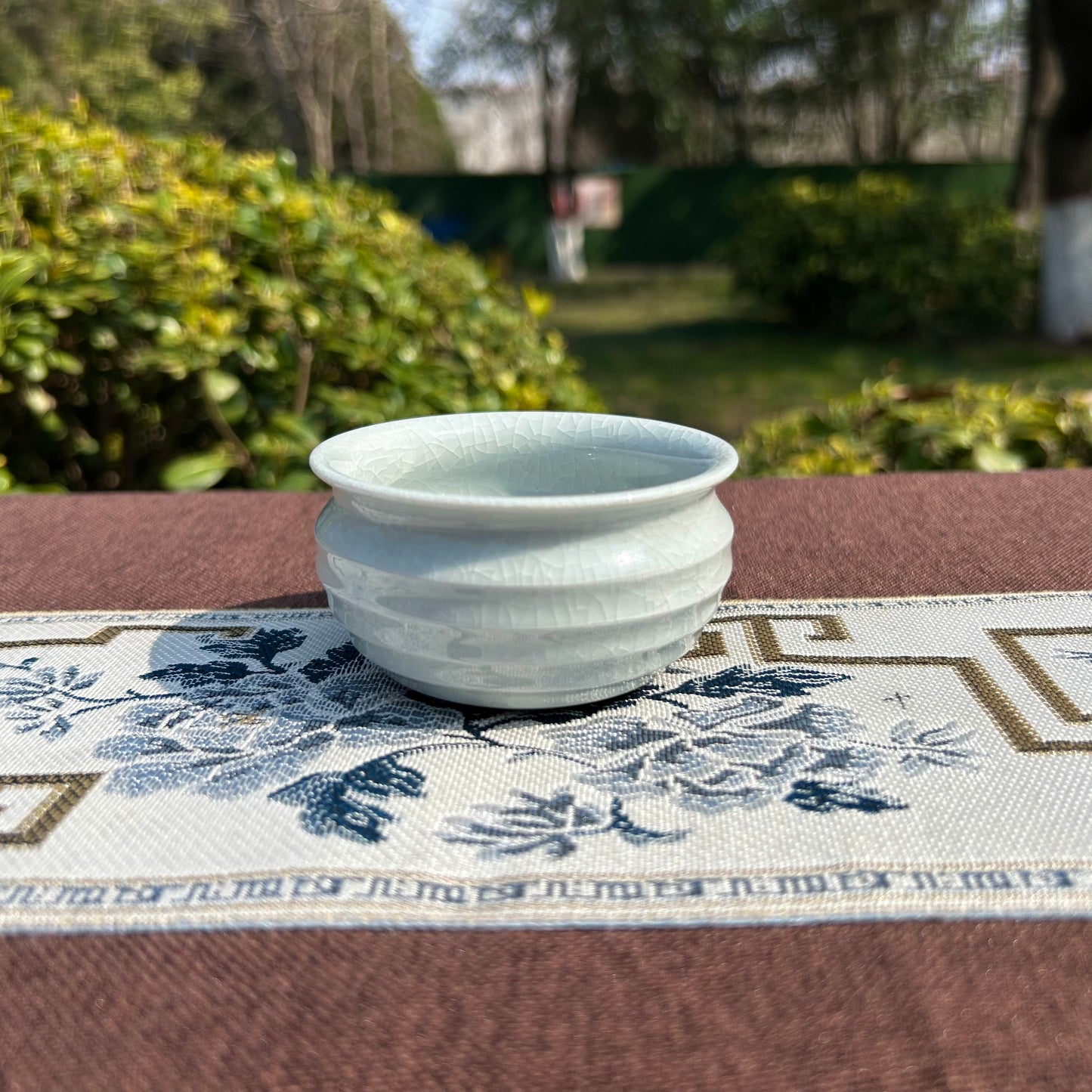 【河南汝州原產地】原礦月白釉旋紋杯70CC