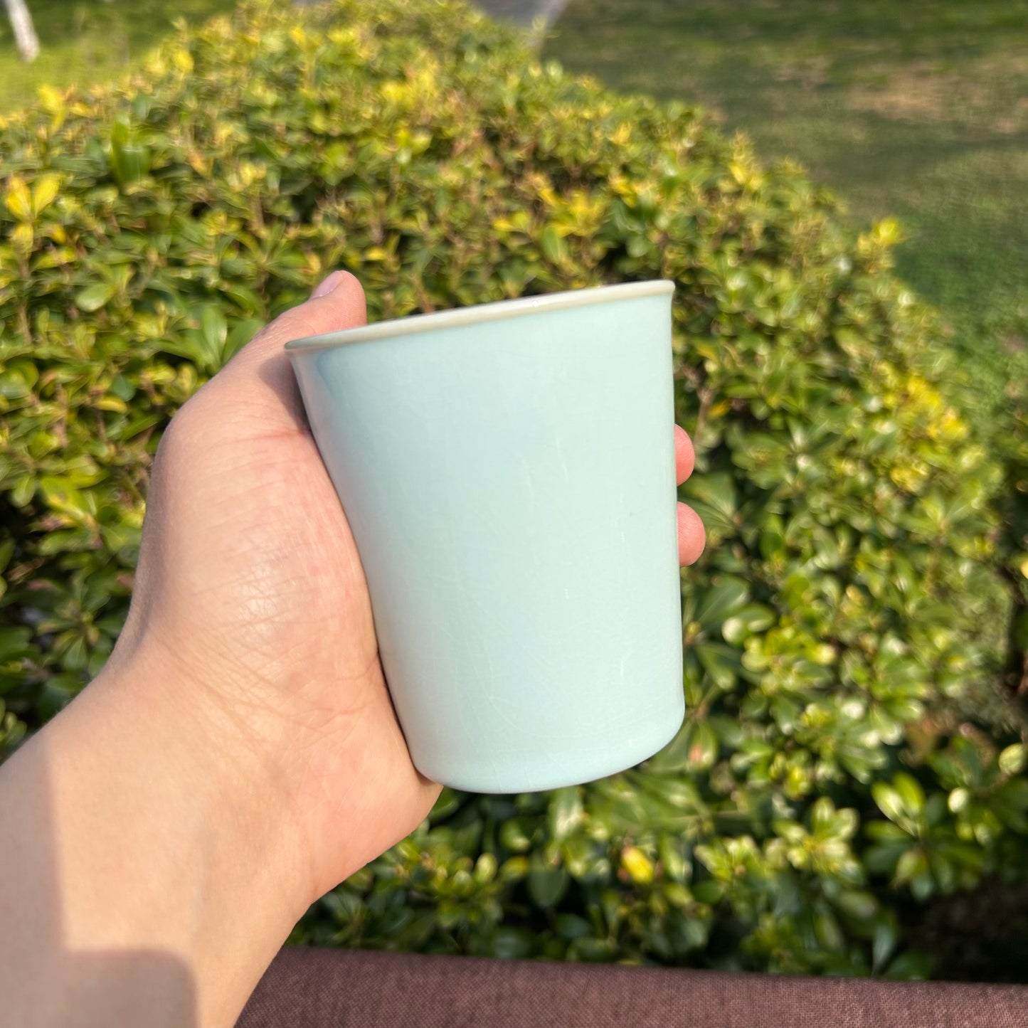【河南汝州原產地】原礦天青釉經典可樂杯