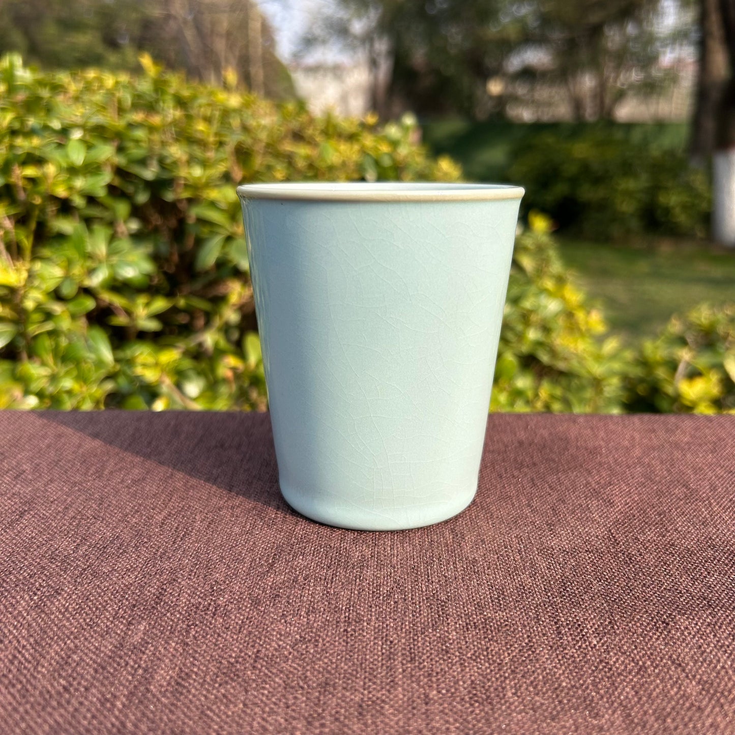 【河南汝州原產地】原礦天青釉經典可樂杯