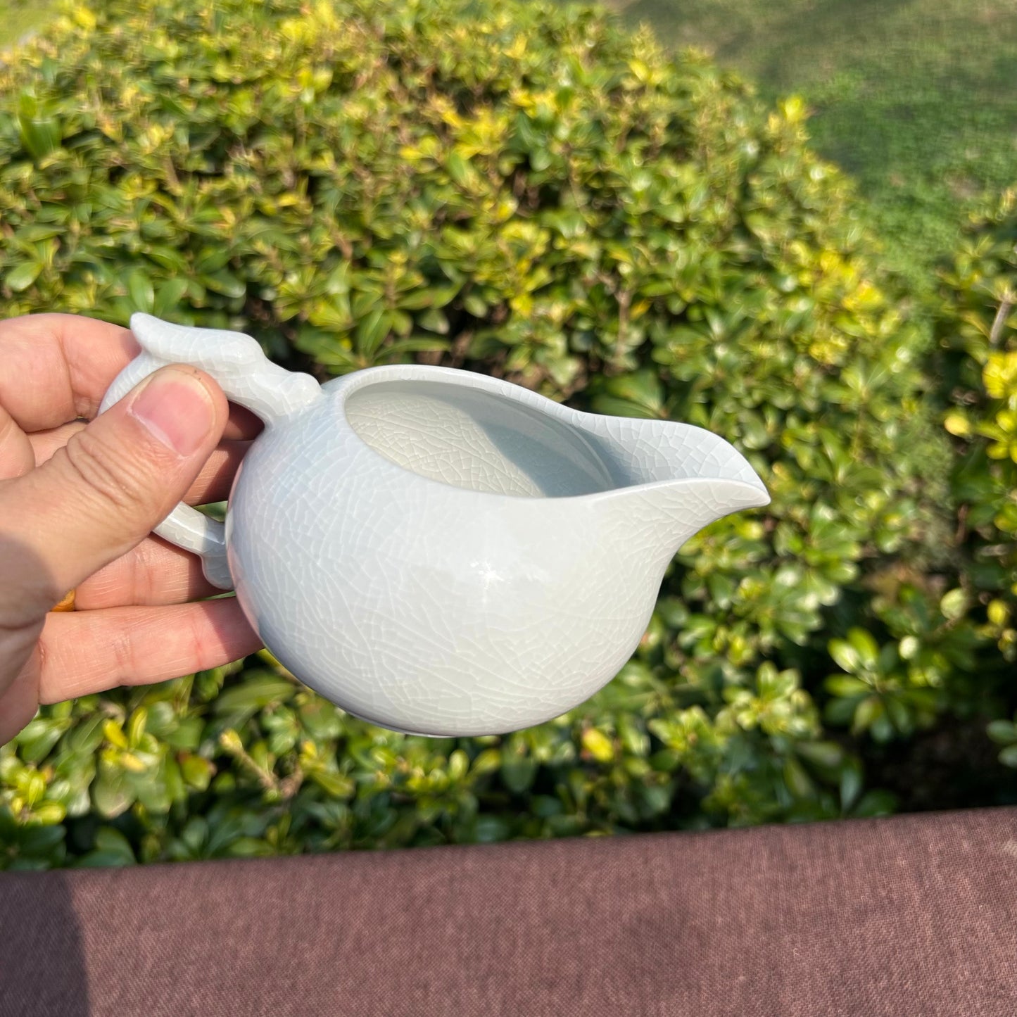 【河南汝州原產地】原礦月白釉经典公道杯