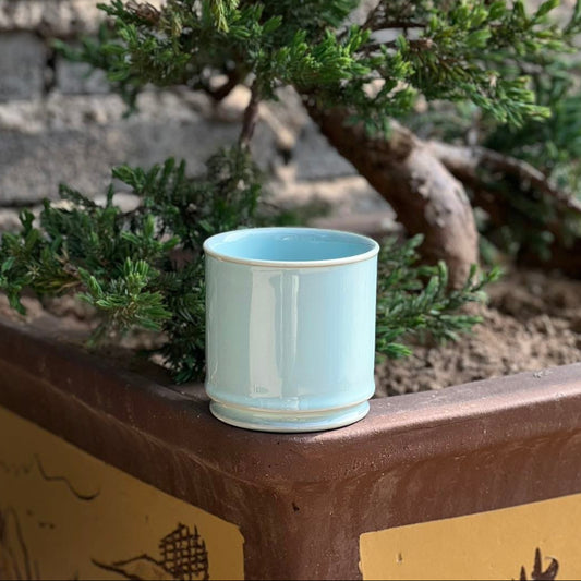 【河南汝州原產地】原礦天青釉直口杯120CC