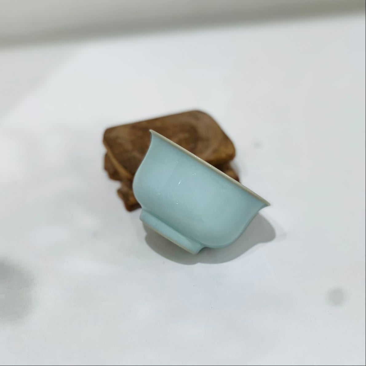 【河南汝州原產地】原礦天青釉壓手杯60CC