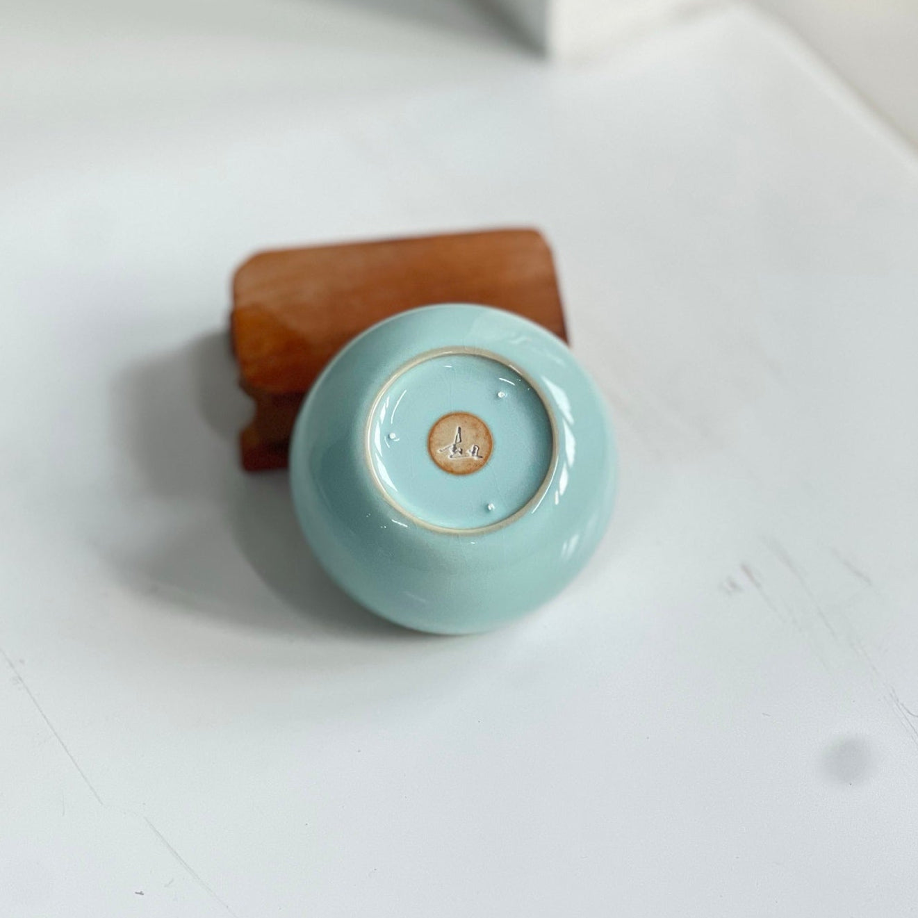 【河南汝州原產地】原礦天青釉羅漢杯90CC